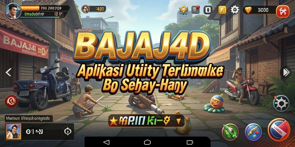 Tampilan utama BAJAJ4D menampilkan fitur-fitur Utility yang menarik.