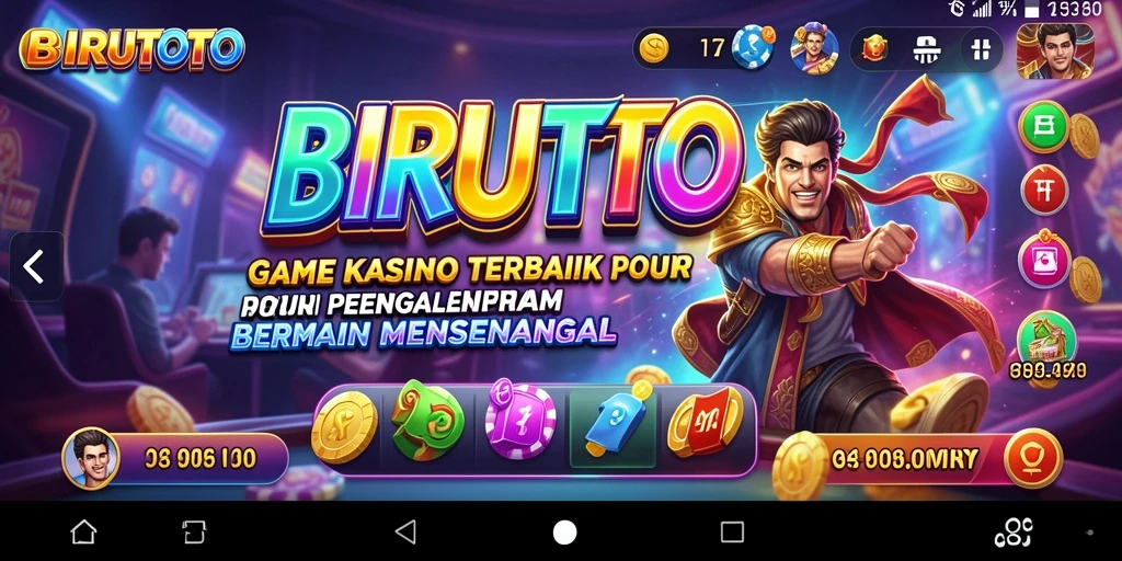 Tampilan gameplay seru BIRUTOTO dengan banyak pilihan permainan Kasino.