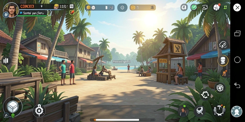 Tampilan gameplay menarik dari COIN303 yang seru dan mengasyikkan.