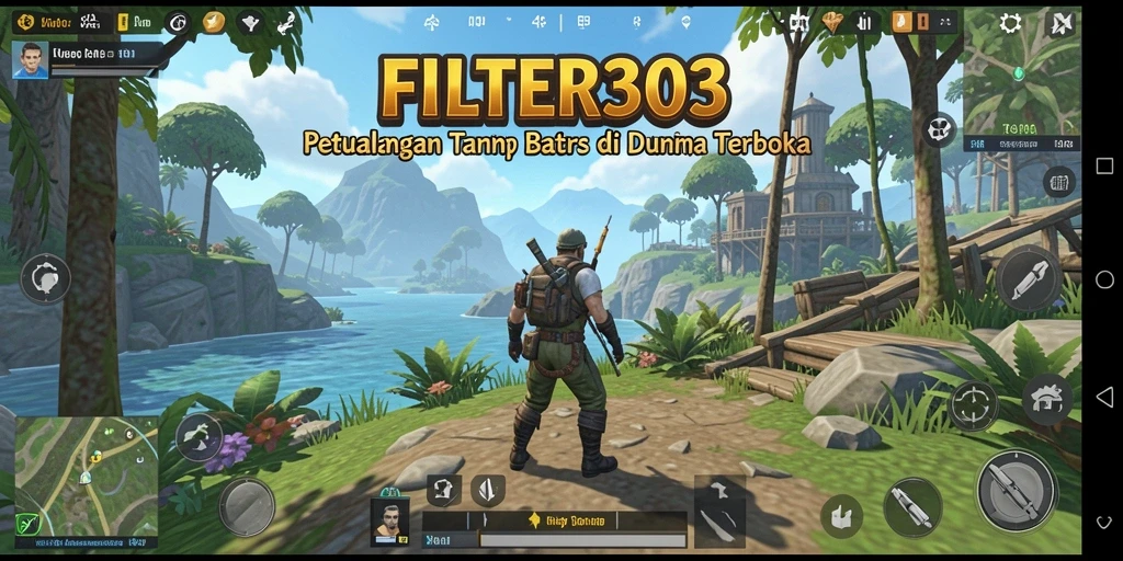 Tampilan gameplay epik di dunia terbuka FILTER303.