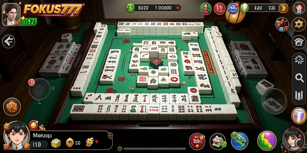 Tampilan gameplay menarik dari FOKUS777 yang mendebarkan.