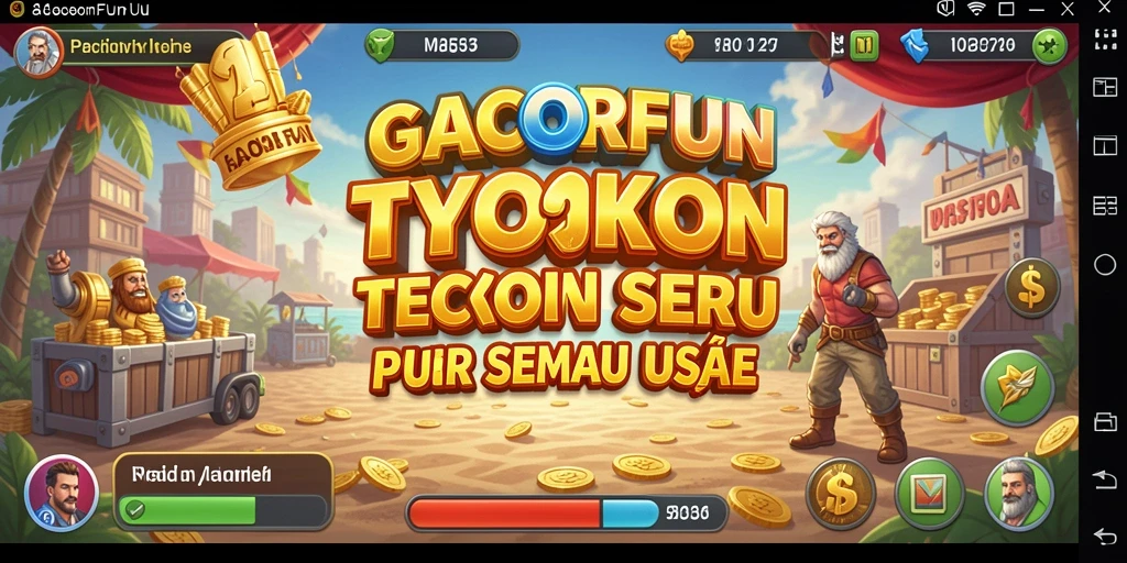 Tampilan gameplay GACORFUN yang menarik dan interaktif.