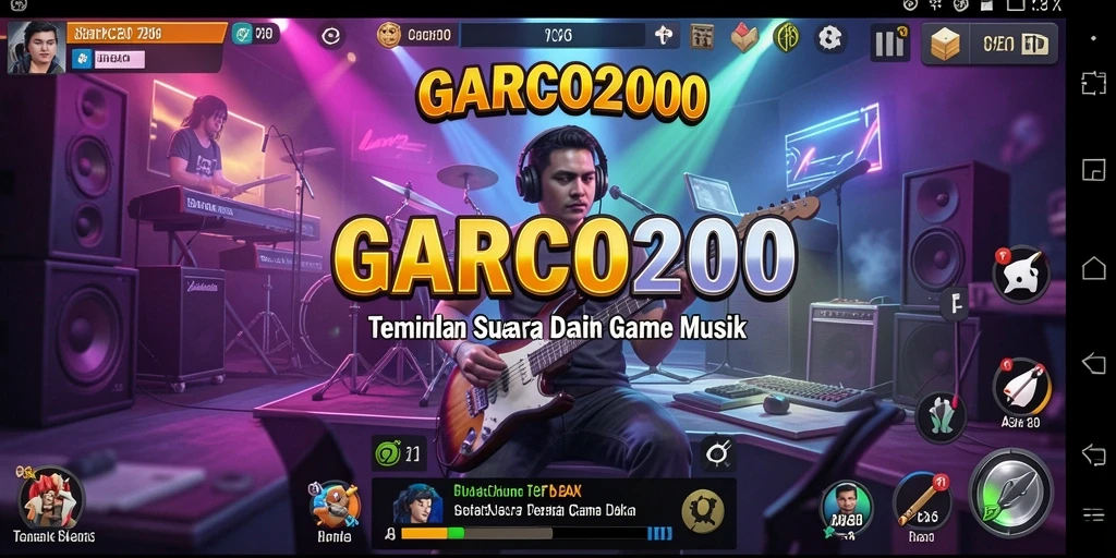 Tampilan gameplay GARCO200 yang menarik dan penuh warna.