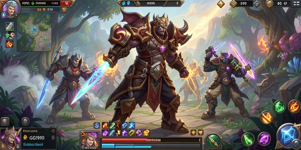 Tampilan gameplay GG999 yang menakjubkan saat petualangan ARPG.