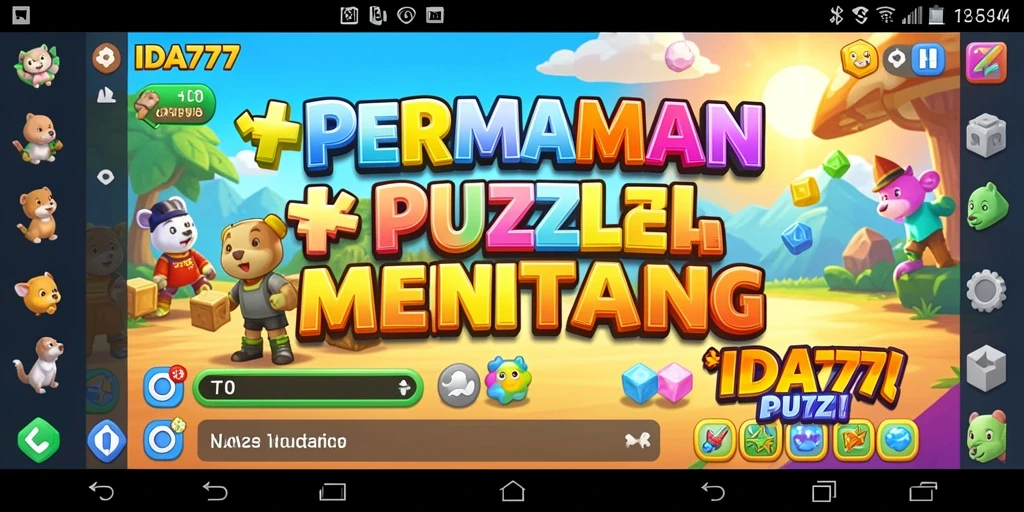 Screenshot gameplay IDA777 dengan tantangan Puzzle yang seru dan interaktif.
