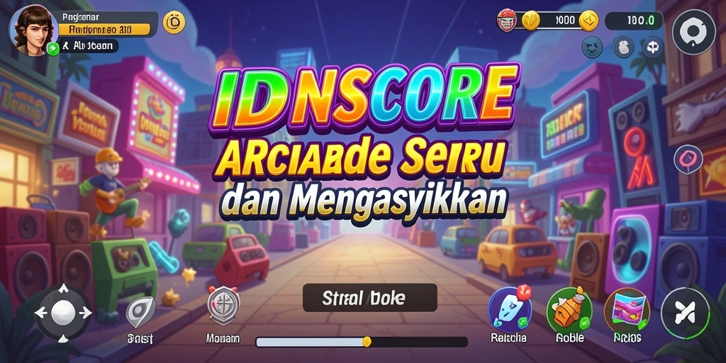 Screenshot menampilkan gameplay intens dan menantang dari IDNSCORE.