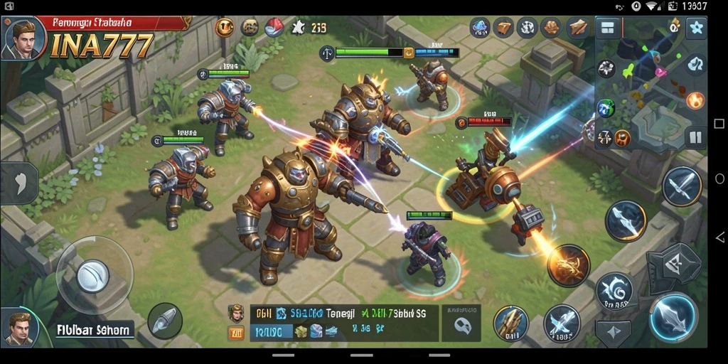 Tampilan gameplay SLG yang menarik dari INA777.