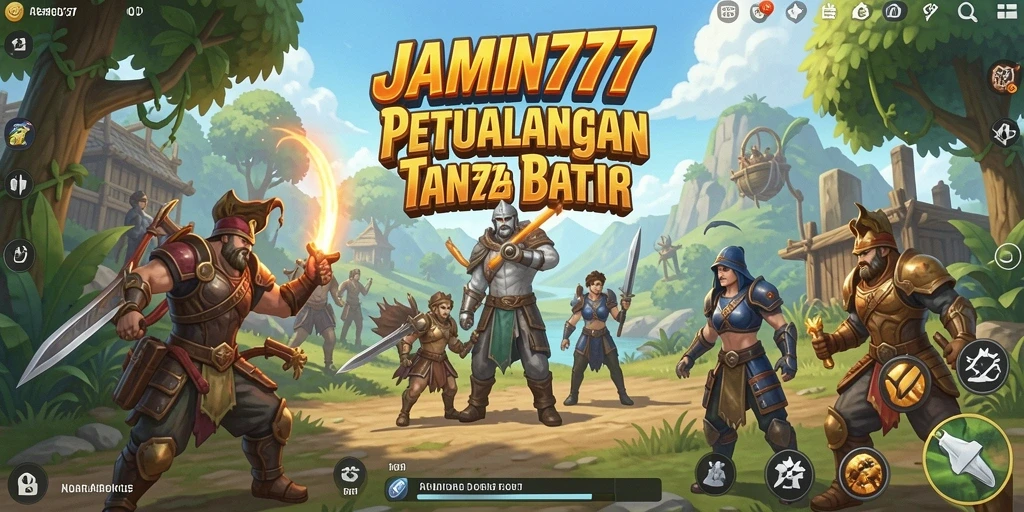 Tangkapan layar utama dari gameplay Open World di JAMIN777.