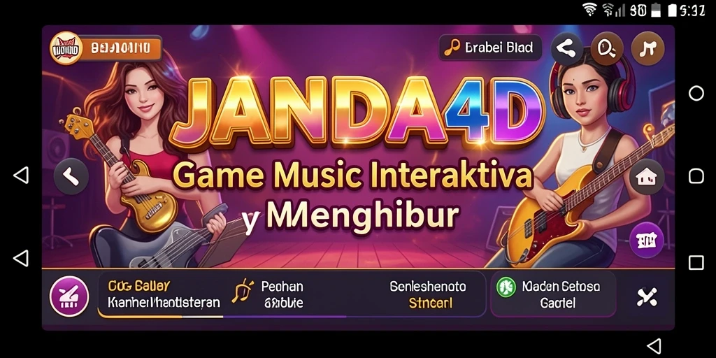 Tampilan gameplay JANDA4D yang seru dan interaktif.