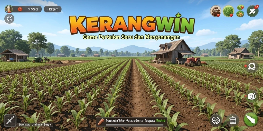 Tampilan gameplay KERANGWIN yang penuh warna dan interaktif.