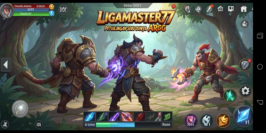 Gameplay seru dan grafis memukau di LIGAMASTER77.