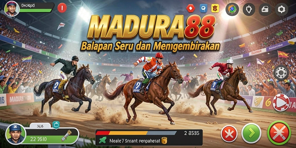 Gameplay seru balapan di MADURA88 dengan grafis menawan.