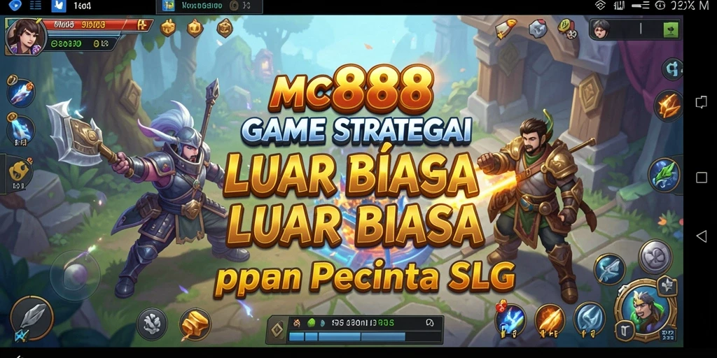 Screenshot gameplay MC888 menampilkan strategi yang intens dan pertempuran seru.