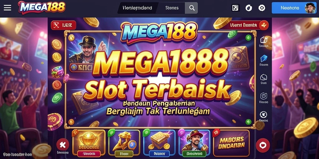 Tampilan menakjubkan dari gameplay Slot di MEGA188.