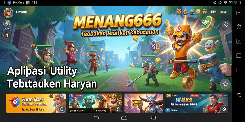 Tampilan antarmuka utama MENANG666 yang sederhana dan fungsional.