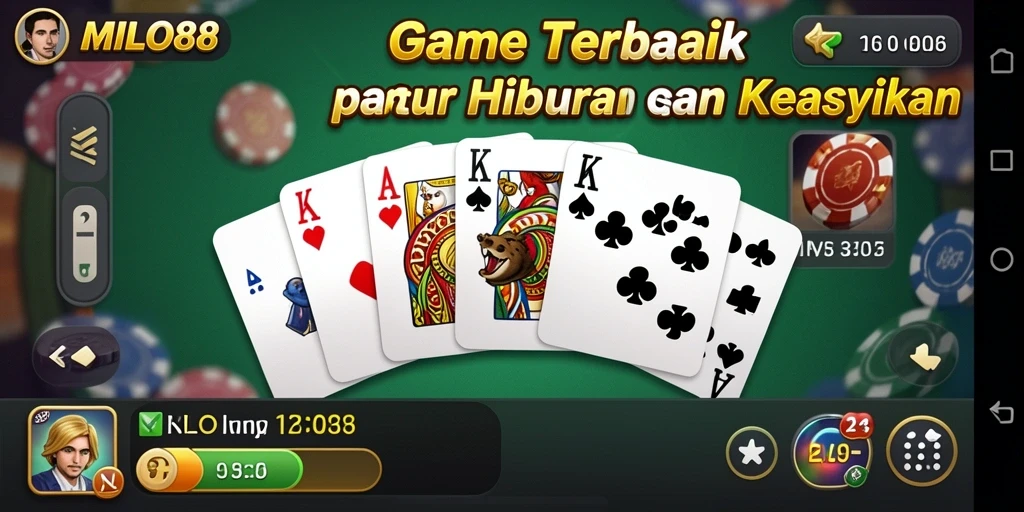 Tampilan gameplay menarik dari MILO88 dengan desain domino yang menawan.