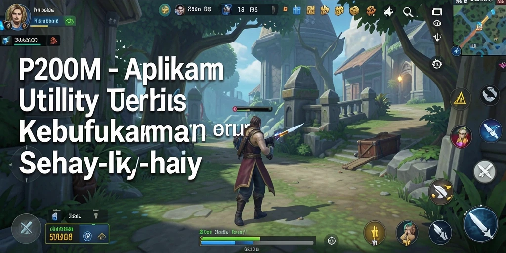 Screenshot utama P200M menampilkan antarmuka aplikasi Utility yang bersih dan terorganisir.