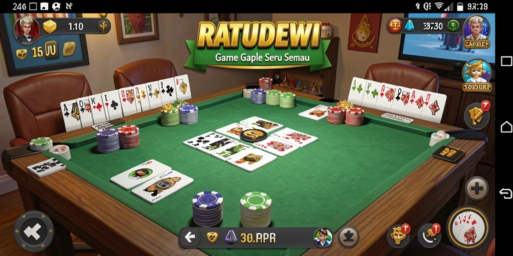 Tampilan gameplay seru dan interaktif dari RATUDEWI.
