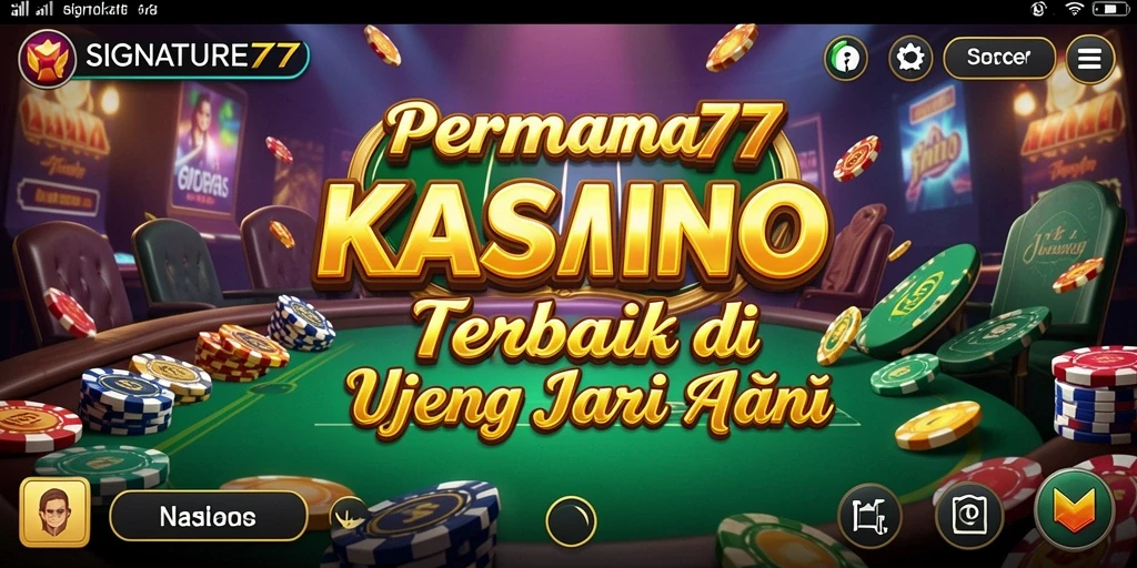 Tampilan gameplay Kasino yang menarik dalam SIGNATURE77.