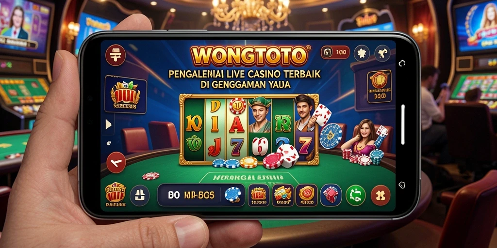 Tampilan gameplay Live Casino yang menarik dan interaktif di WONGTOTO.