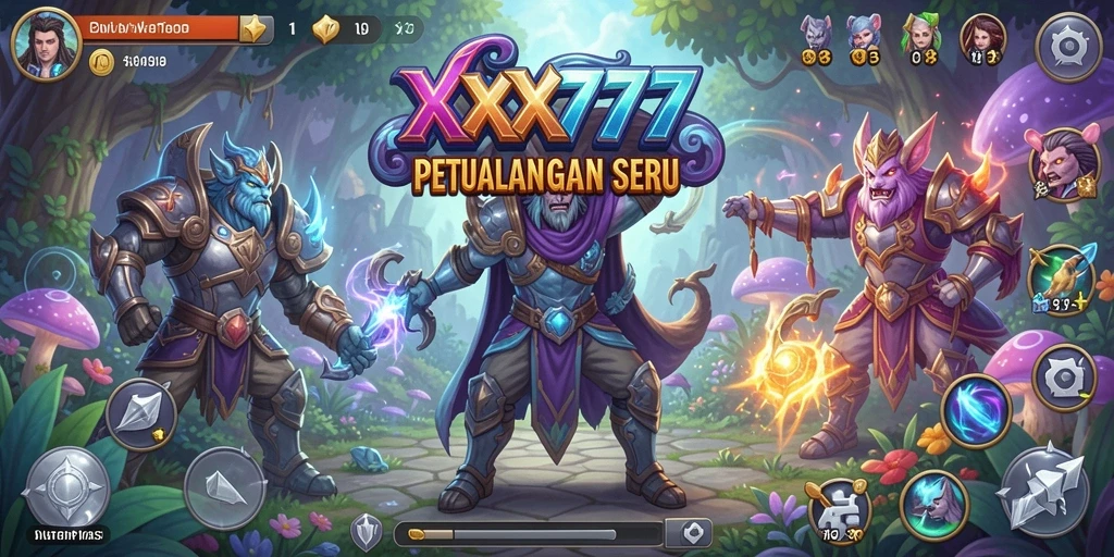 Tangkapan layar XXX777 menampilkan aksi seru dalam petualangan epik.