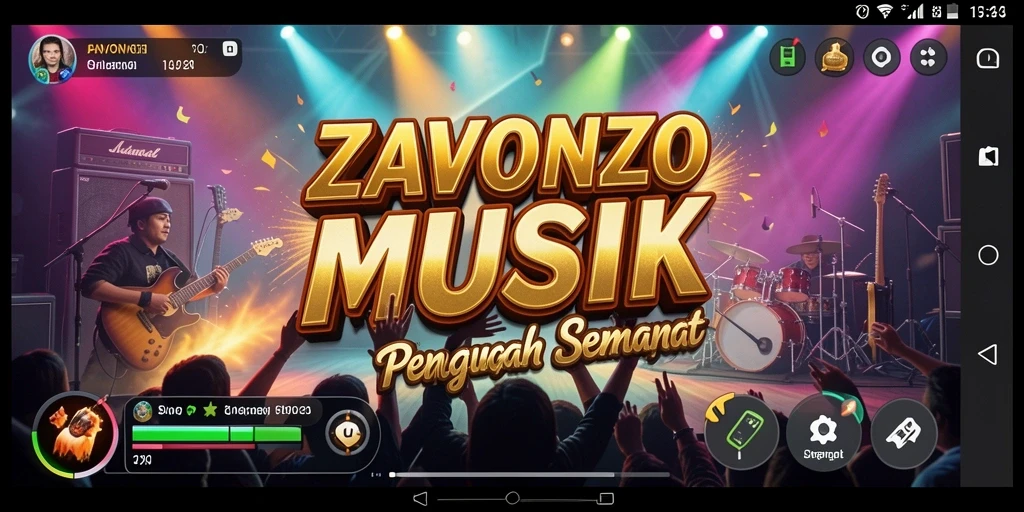 Tampilan gameplay ZAVONZO yang dinamis dan menarik.